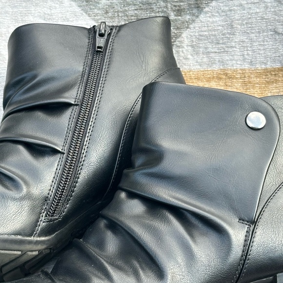 White Mountain Shoes - White Mountain Black Leather‎ Shoes